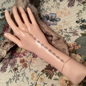 Gold Crystal Ankle Bracelet Toe Foot Chain Bling